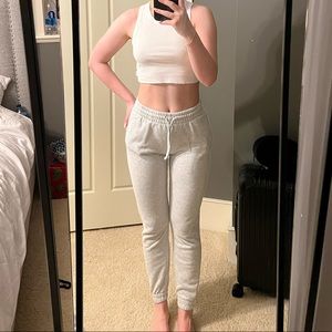 tna grey sweatpant